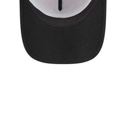 Pictured is this MLB Novelty Check Chicago White Sox 9FORTY A-Frame cap in black. 7