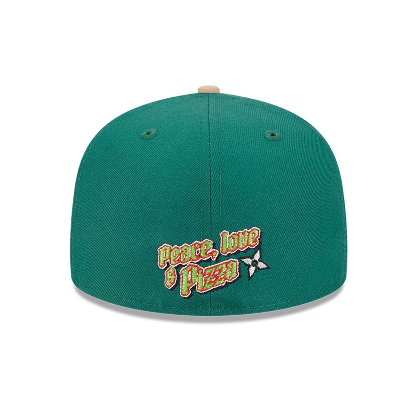 Pictured is this Pizza Tree Teenage Mutant Ninja Turtles 59FIFTY Fitted cap in green. 5