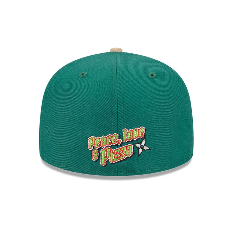 Pictured is this Pizza Tree Teenage Mutant Ninja Turtles 59FIFTY Fitted cap in green. 5