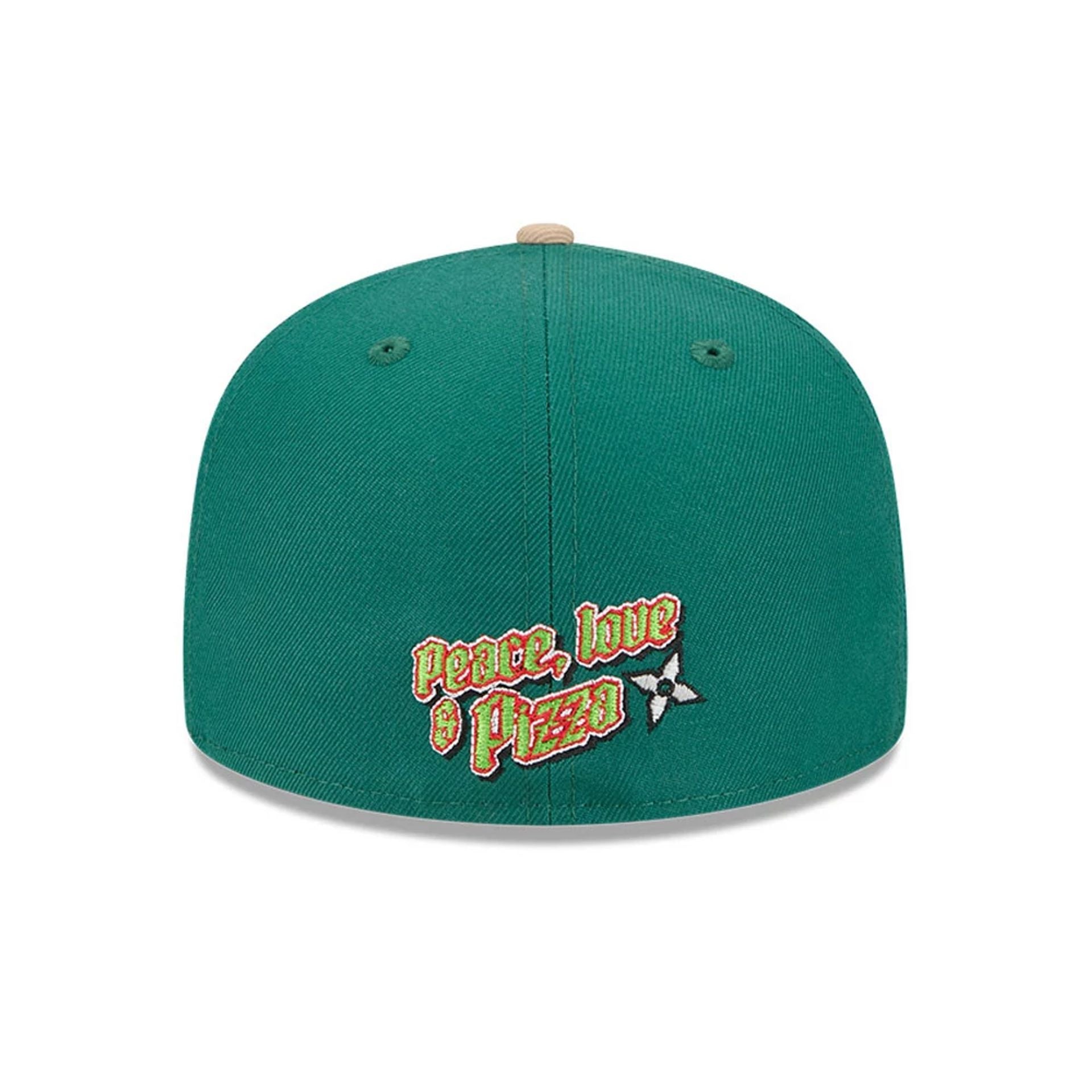 Pictured is this Pizza Tree Teenage Mutant Ninja Turtles 59FIFTY Fitted cap in green. 5
