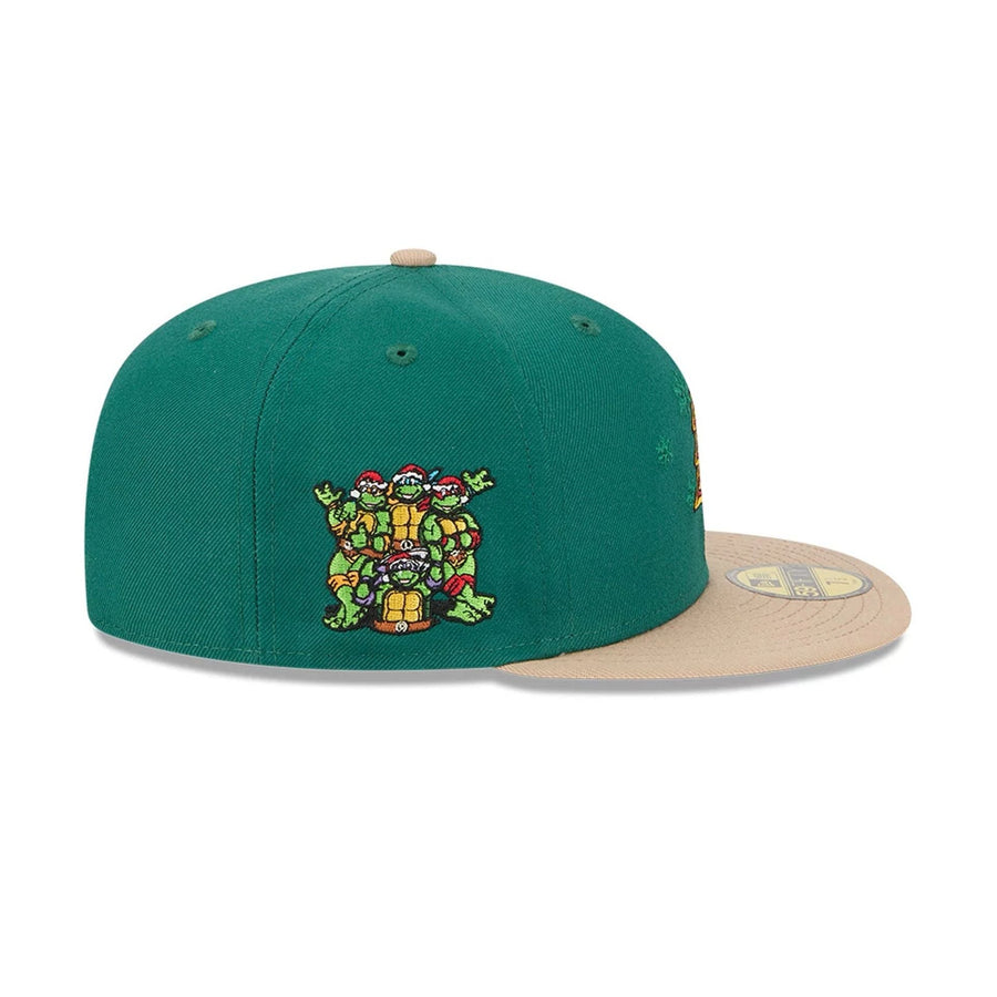 Pictured is this Pizza Tree Teenage Mutant Ninja Turtles 59FIFTY Fitted cap in green. 6