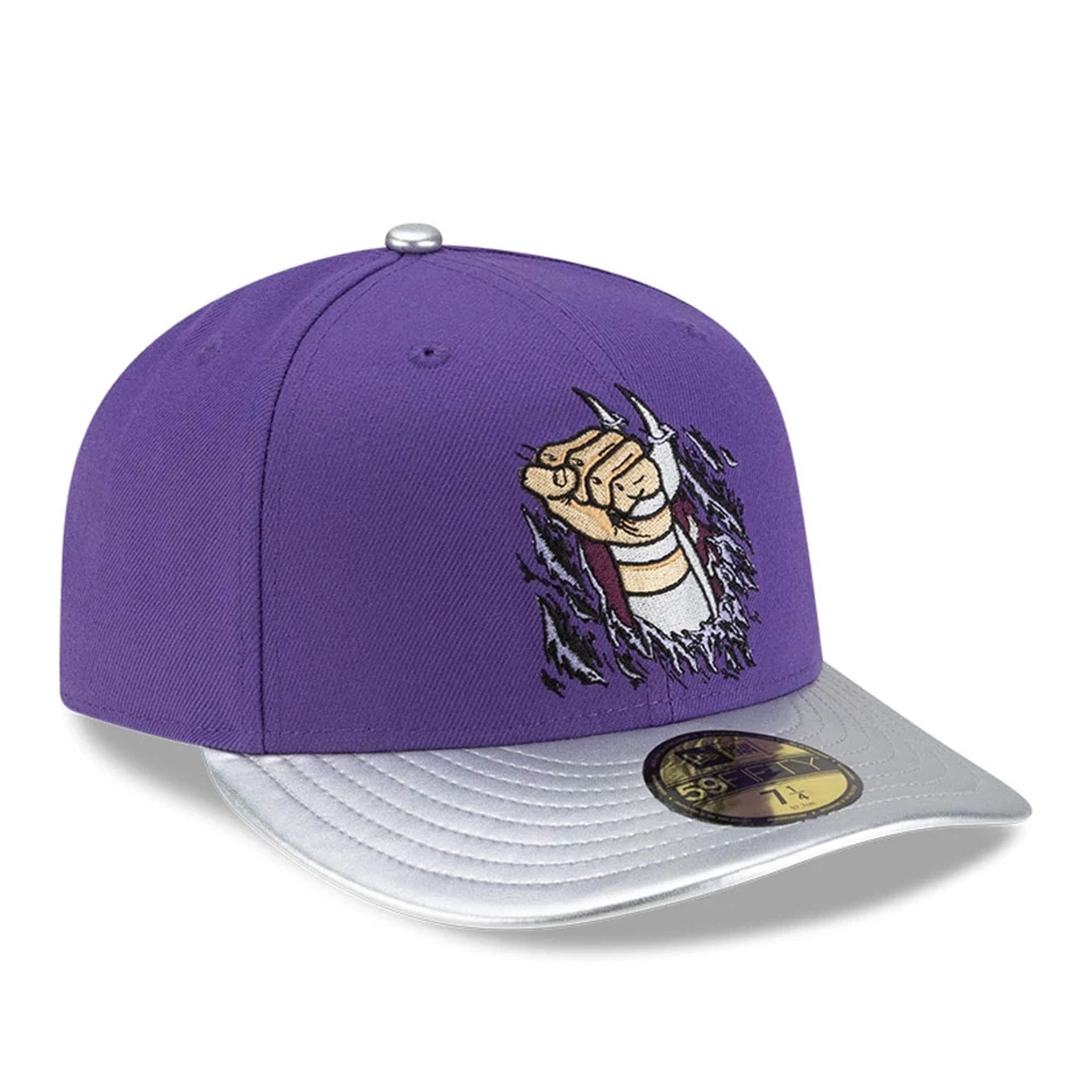 Pictured is this Shredder Teenage Mutant Ninja Turtles 59FIFTY Fitted cap in purple. 5