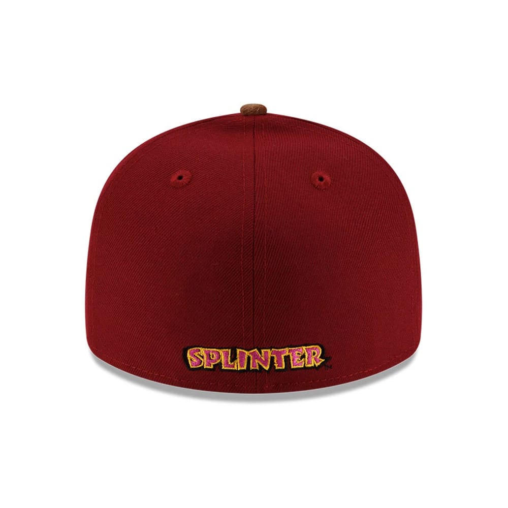 Pictured is this Splinter Teenage Mutant Ninja Turtles 59FIFTY Fitted cap in dark red. 5
