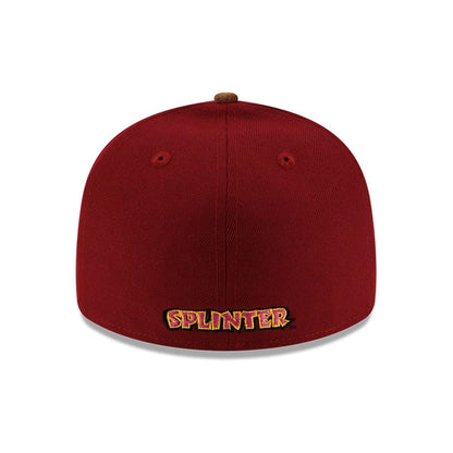 Pictured is this Splinter Teenage Mutant Ninja Turtles 59FIFTY Fitted cap in dark red. 5
