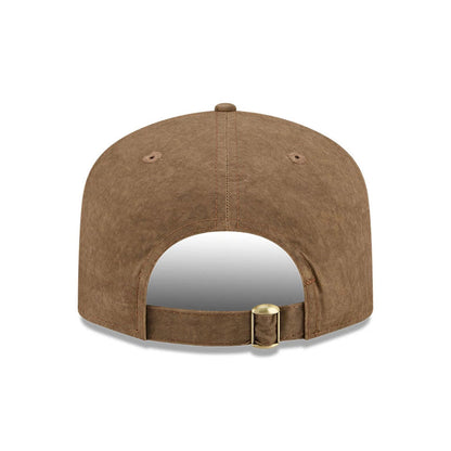 Pictured is this MLB Utility Linen New York Mets 19TWENTY cap in open brown. 6