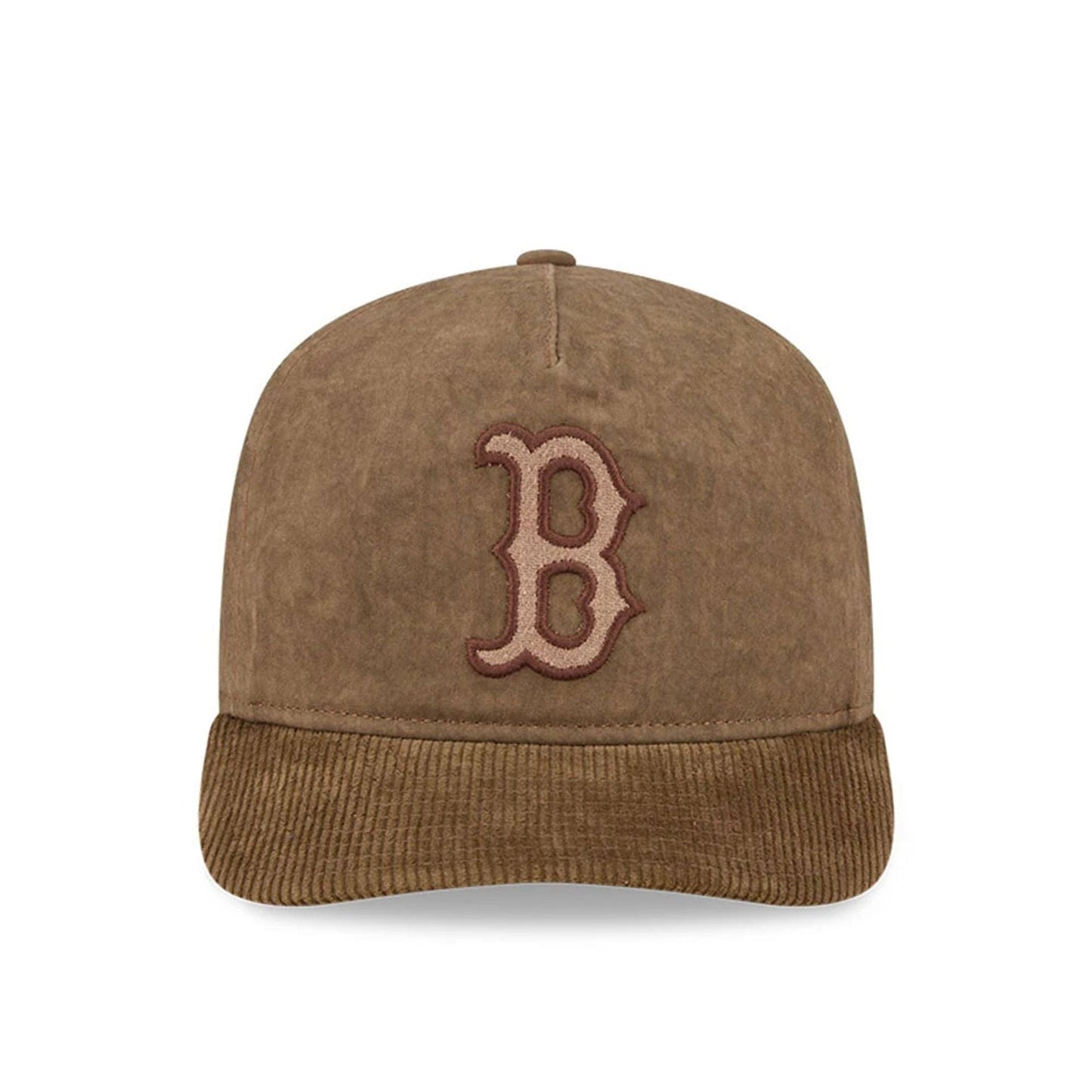 Pictured is this MLB Utility Linen Boston Red Sox 19TWENTY cap in open brown. 2