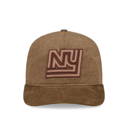 Pictured is this NFL Utility Linen New York Giants 19TWENTY cap in open brown. 2