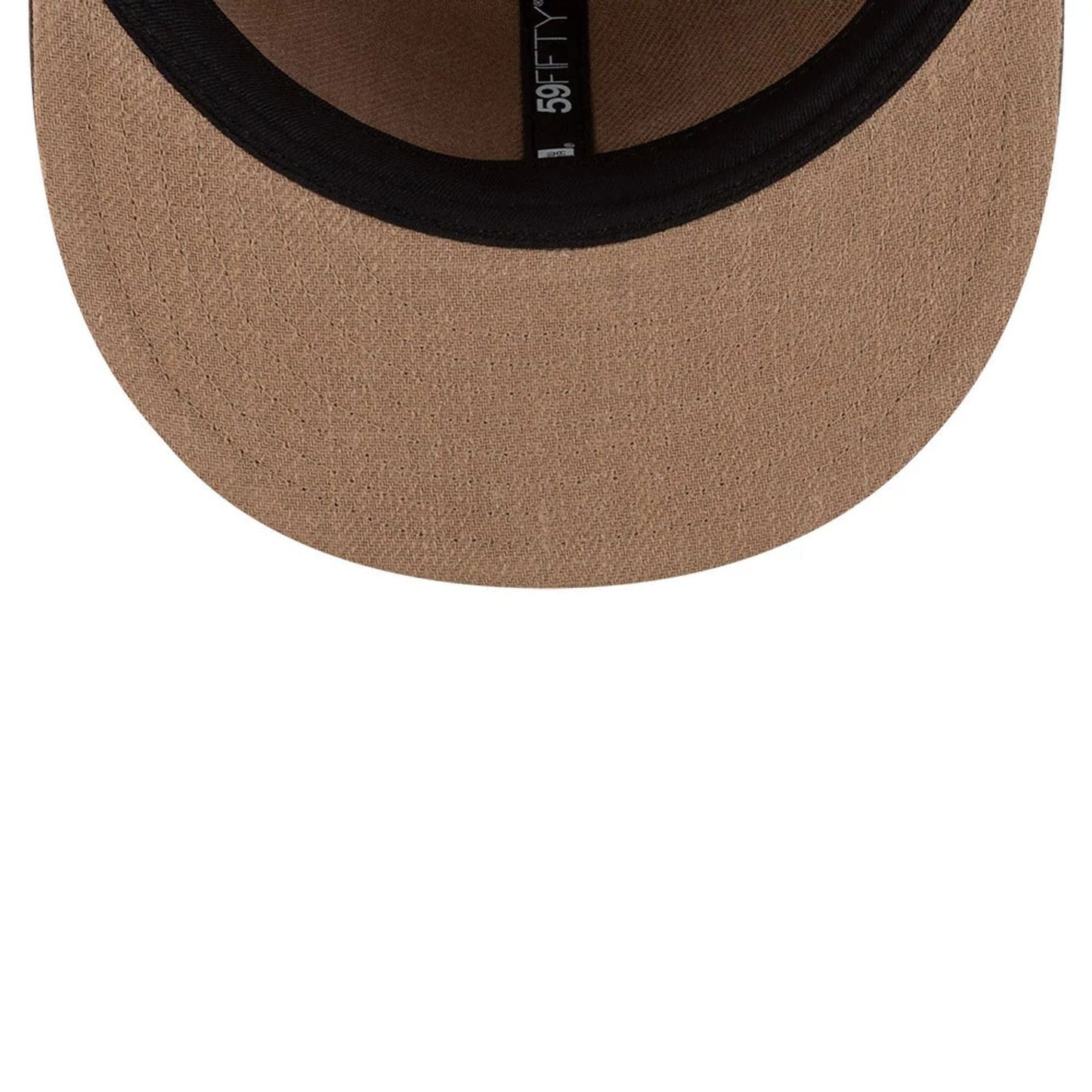 Pictured is this MLB Utility Linen San Francisco Giants Retro Crown 59FIFTY Fitted cap in open brown. 2