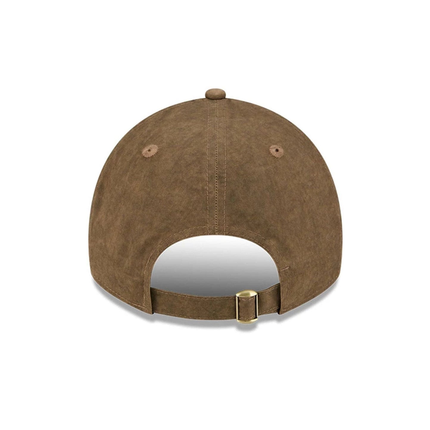 Pictured is this MLB Utility Linen Atlanta Braves 9TWENTY A-Frame cap in open brown. 6