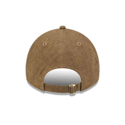 Pictured is this MLB Utility Linen Philadelphia Phillies 9TWENTY A-Frame cap in open brown. 6
