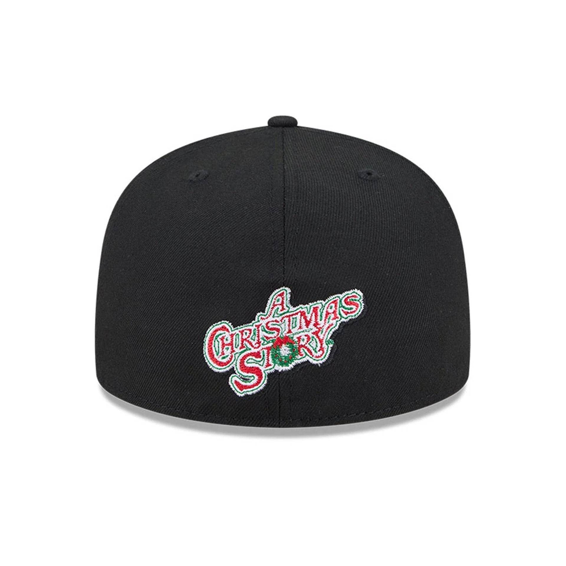 Pictured is this Warner Brothers A Christmas Story 59FIFTY Fitted cap in black. 5