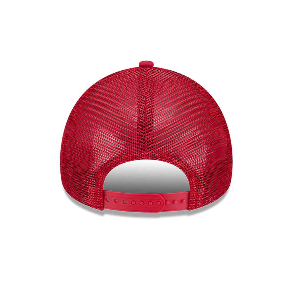 Pictured is this Warner Brothers A Christmas Story 9FORTY A-Frame Trucker cap in red. 5