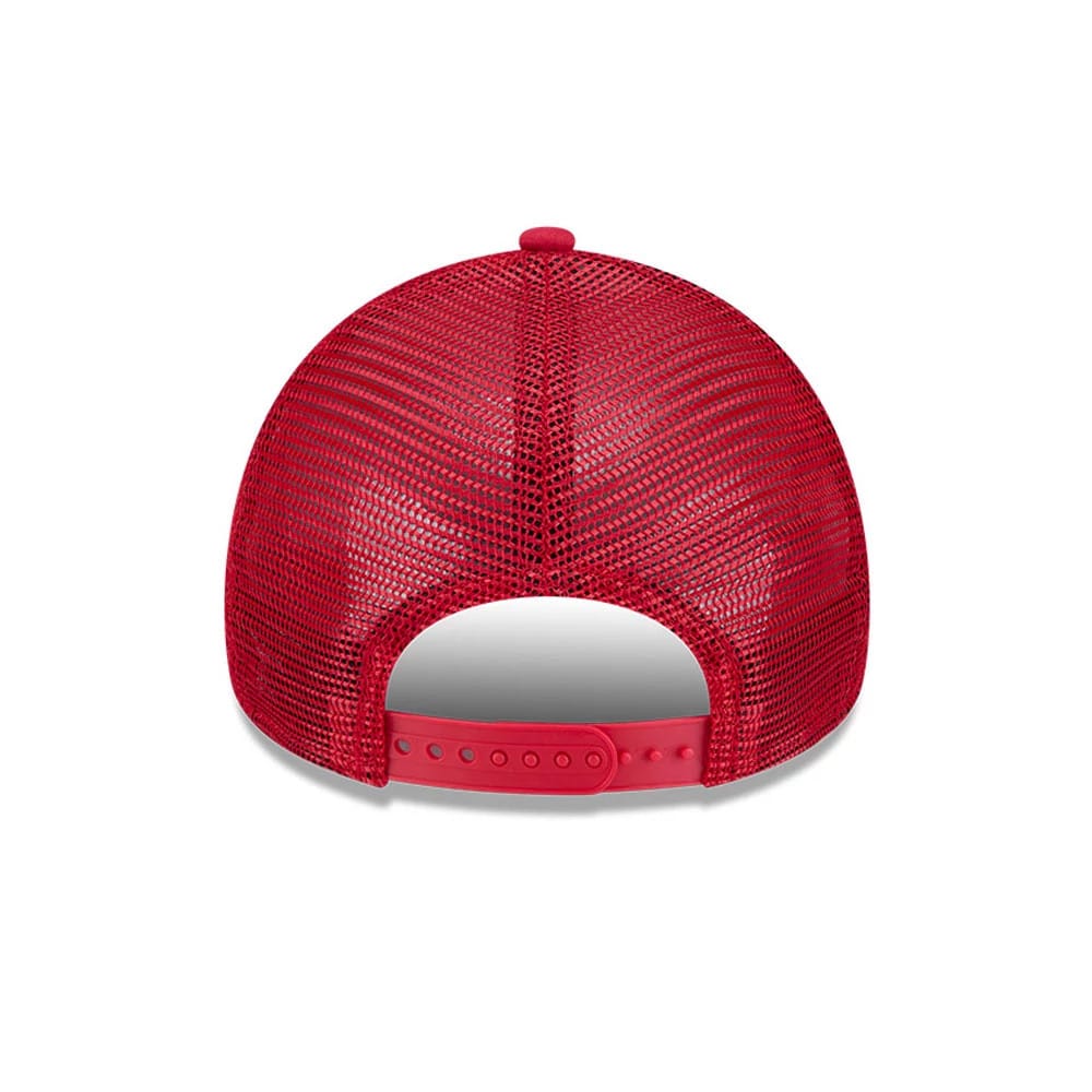 Pictured is this Warner Brothers A Christmas Story 9FORTY A-Frame Trucker cap in red. 5