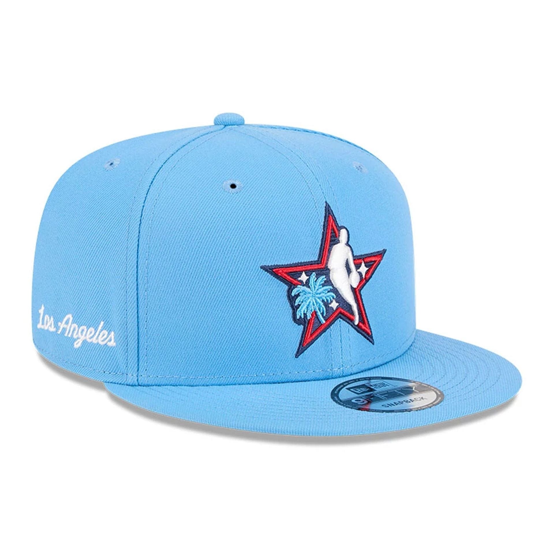 Pictured is this NBA All Star Game 2026 Logo 9FIFTY Snapback cap in blue. 1