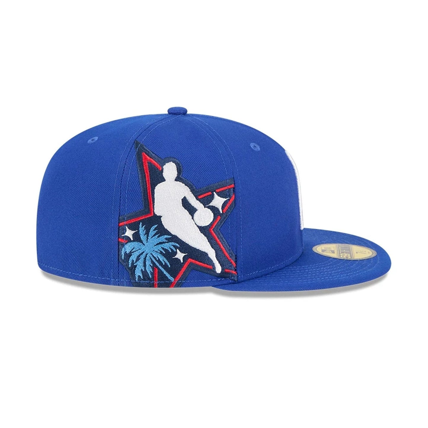 Pictured is this NBA All Star Game 2026 59FIFTY Fitted cap in Blue. 3