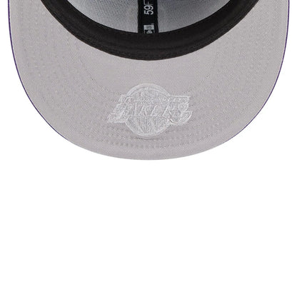 Pictured is this NBA All Star Game 2026 LA Lakers 59FIFTY Fitted cap in purple. 2