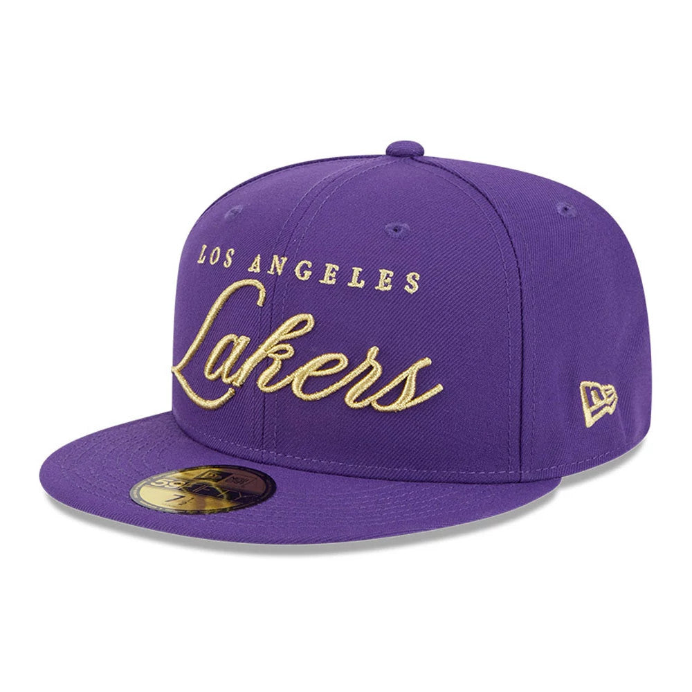 Pictured is this NBA All Star Game 2026 LA Lakers 59FIFTY Fitted cap in purple. 4