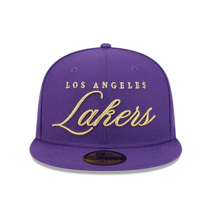 Pictured is this NBA All Star Game 2026 LA Lakers 59FIFTY Fitted cap in purple. 3