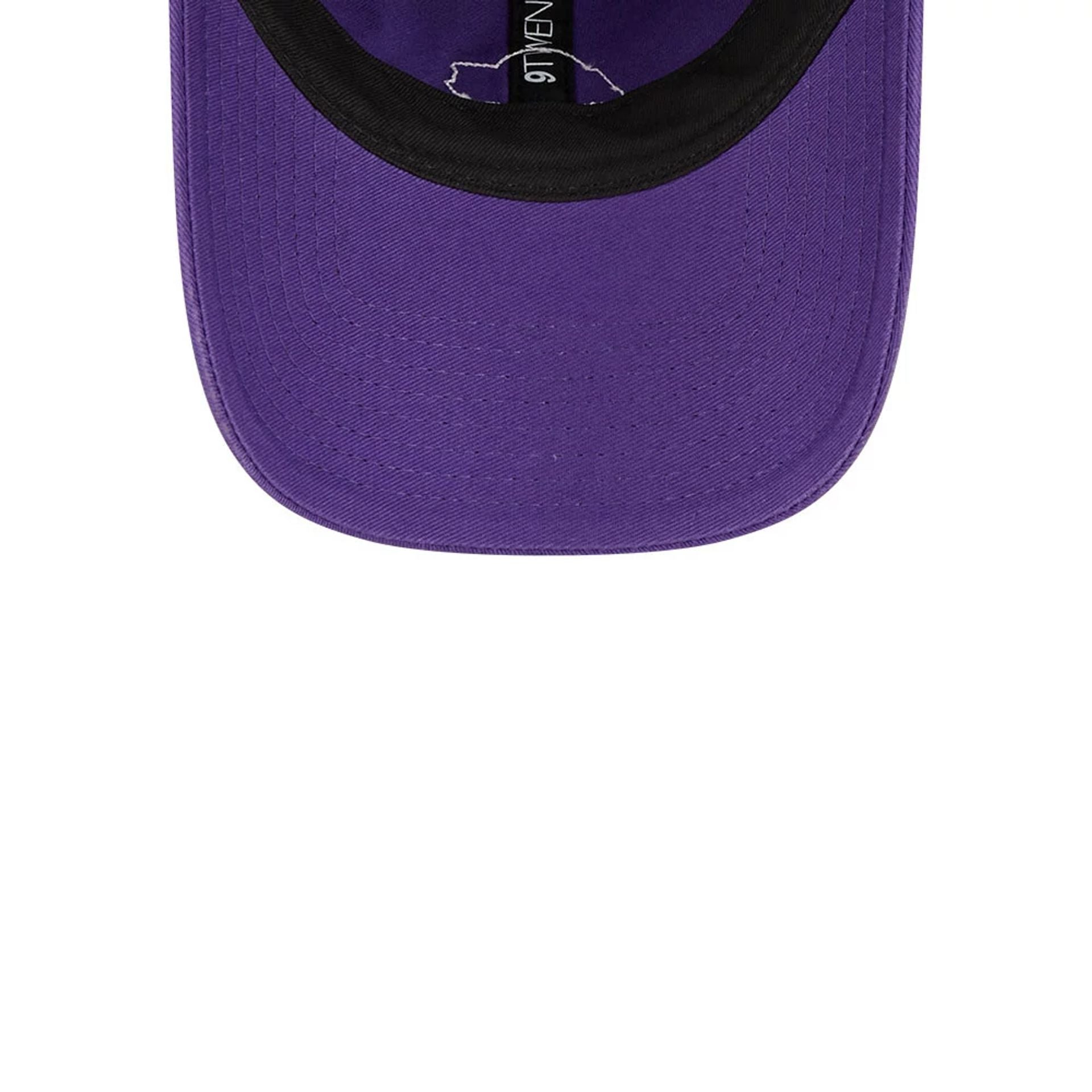 Pictured is this NBA All Star Game 2026 LA Lakers 9TWENTY cap in purple. 7