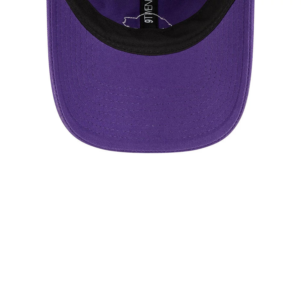 Pictured is this NBA All Star Game 2026 LA Lakers 9TWENTY cap in purple. 7