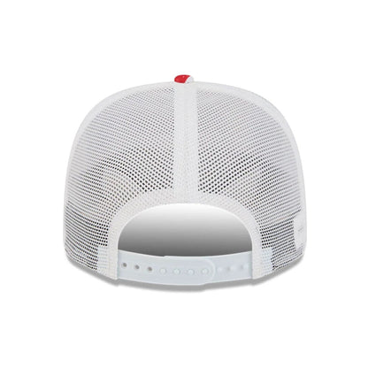 Pictured is this NBA All Star Game 2026 9SEVENTY Stretch Snap cap in White. 7