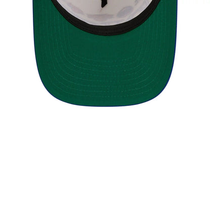 Pictured is this NBA All Star Game 2026 New York Knicks 9FIFTY A-Frame Snapback cap in White. 2