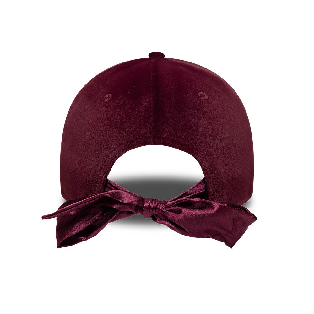 This is a LA Dodgers MLB Velour Dark Purple 9TWENTY Bow Back Adjustable Cap 2