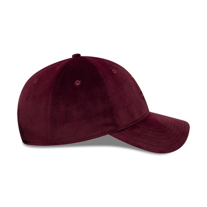 This is a LA Dodgers MLB Velour Dark Purple 9TWENTY Bow Back Adjustable Cap 6