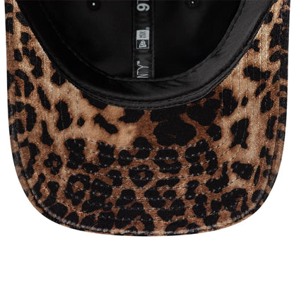 This is a  New Era Velour Light Beige 9TWENTY Bow Back Adjustable Cap 7