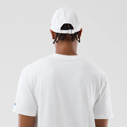 The model is wearing this Space Jam 2 X NBA Chicago Bulls T-Shirt in white. 7