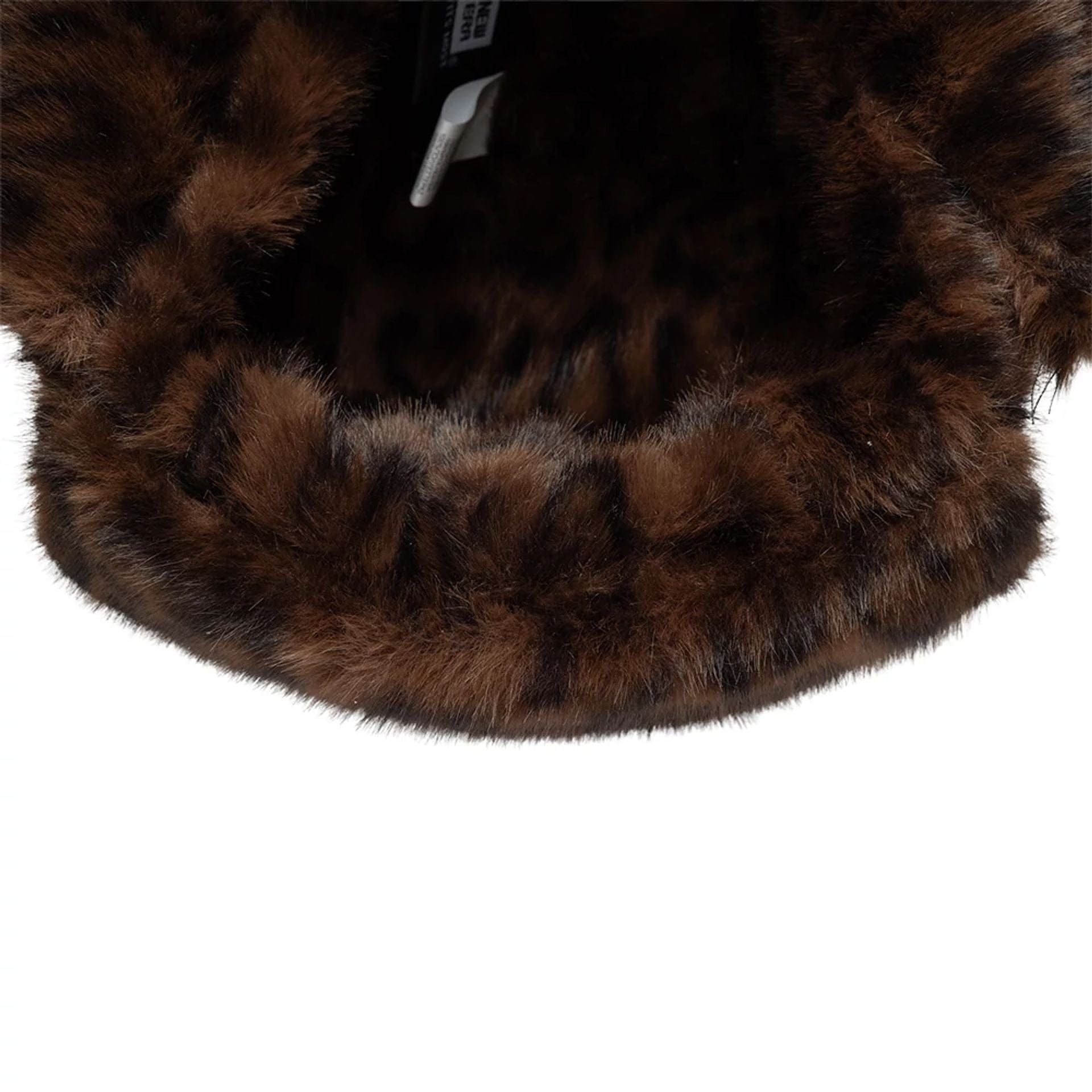 Pictured is this New Era Leopard Trapper hat in Brown. 6