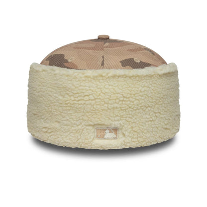 Pictured is this MLB Cord LA Dodgers Downflap 59FIFTY Fitted cap in light beige. 8