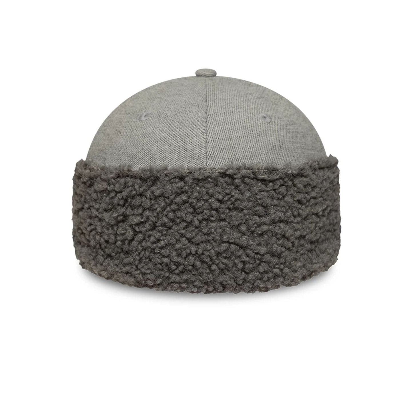 Pictured in this New Era Grey 39THIRTY Downflap Stretch Fit Cap 2