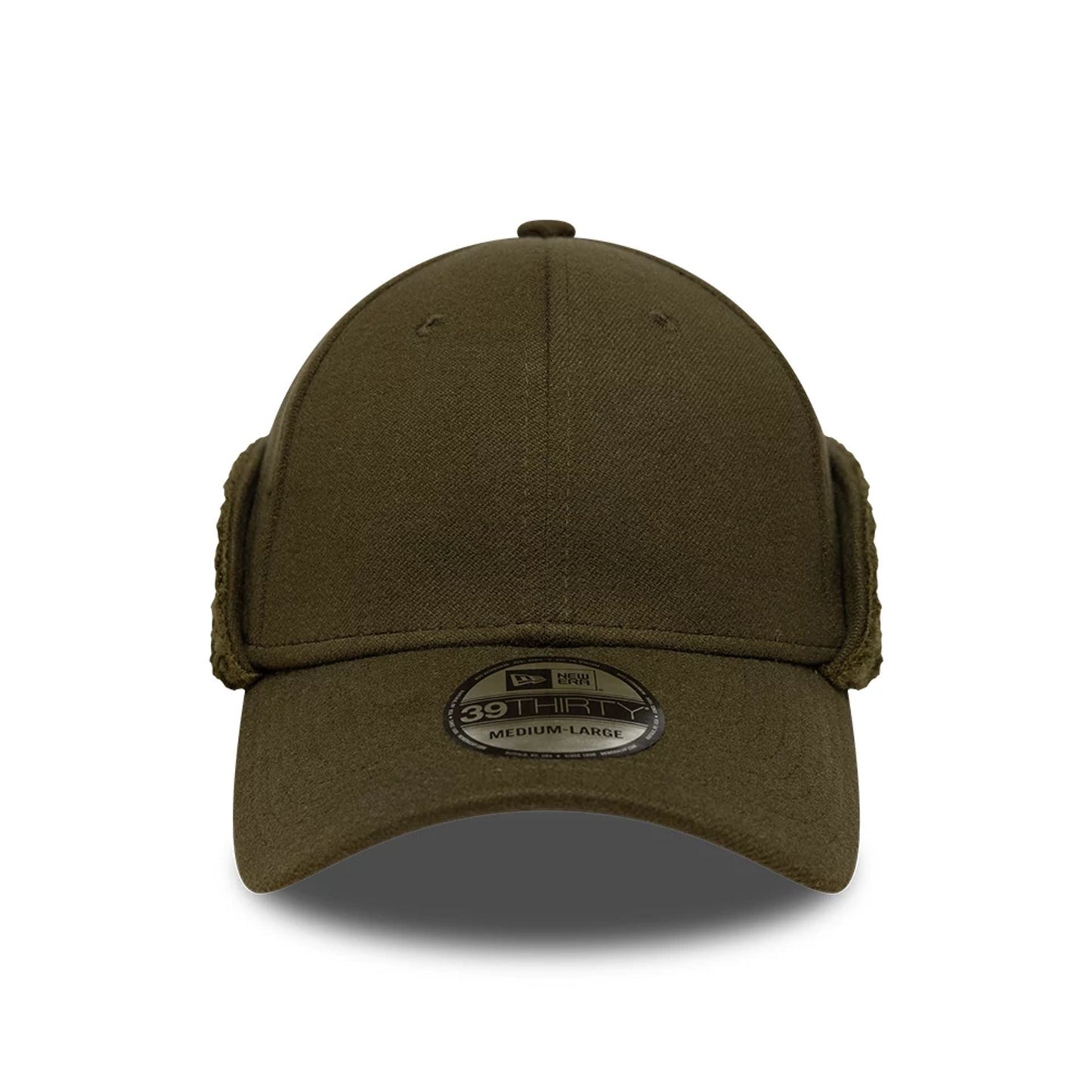 Pictured in this New Era Green 39THIRTY Downflap Stretch Fit Cap 3