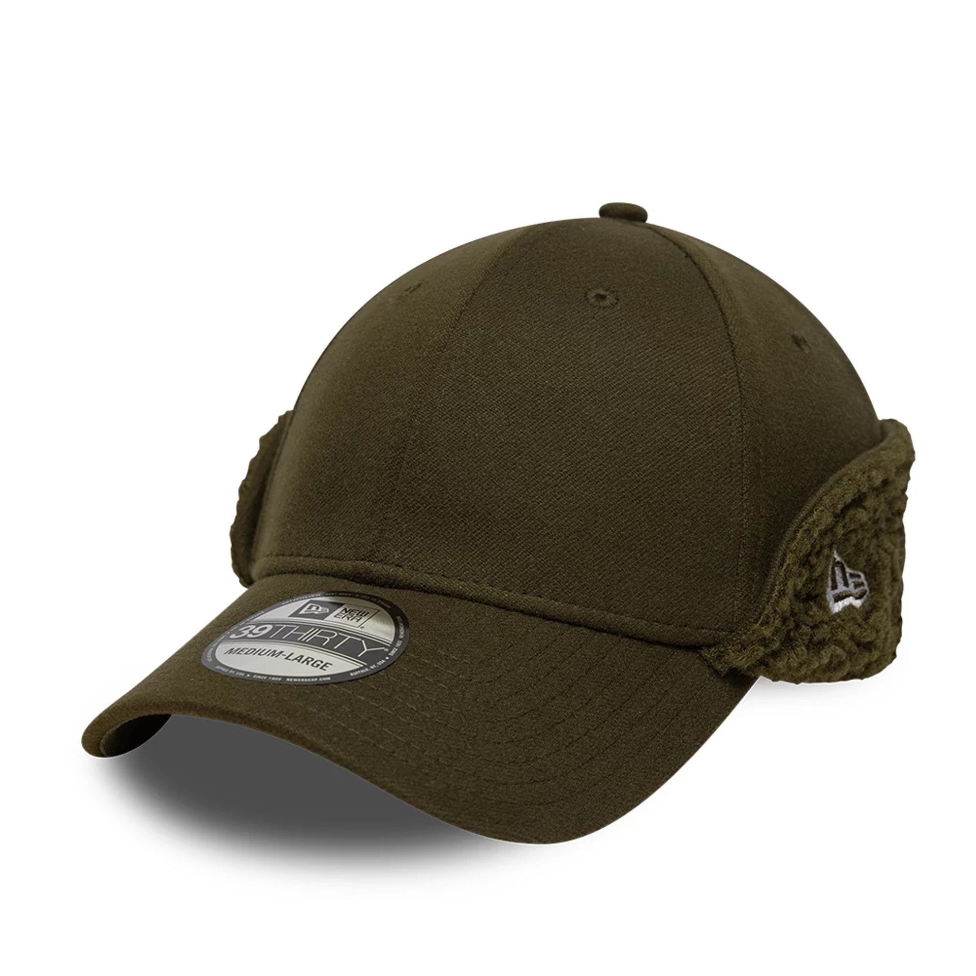 New Era Green 39THIRTY Downflap Stretch Fit Cap | NEC UK