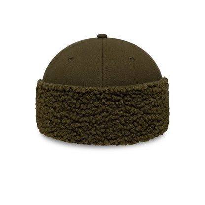 Pictured in this New Era Green 39THIRTY Downflap Stretch Fit Cap 2