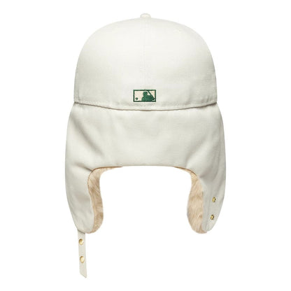 Pictured is this MLB World Series Oakland Athletics Dogear 59FIFTY Fitted cap in cream. 6