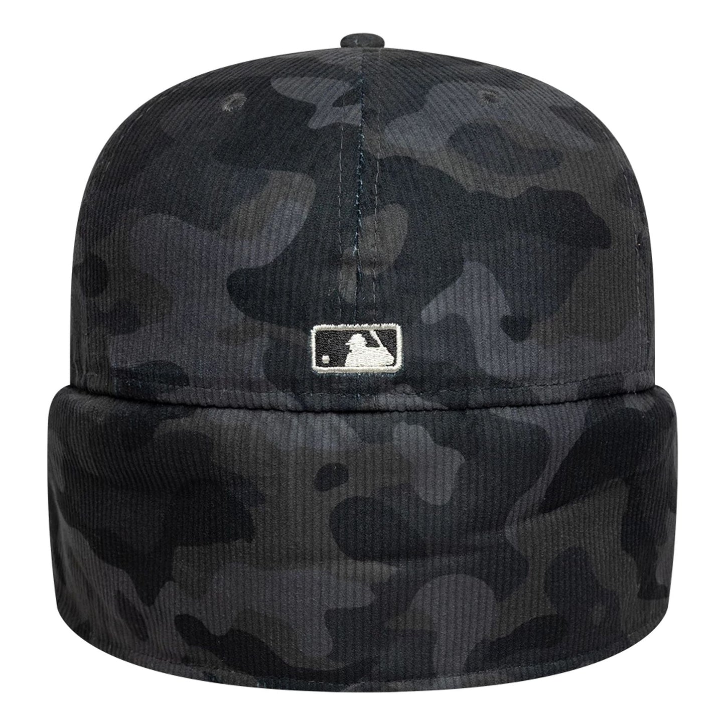 Pictured is this MLB Cord Chicago White Sox Downflap 59FIFTY Fitted cap in black. 10