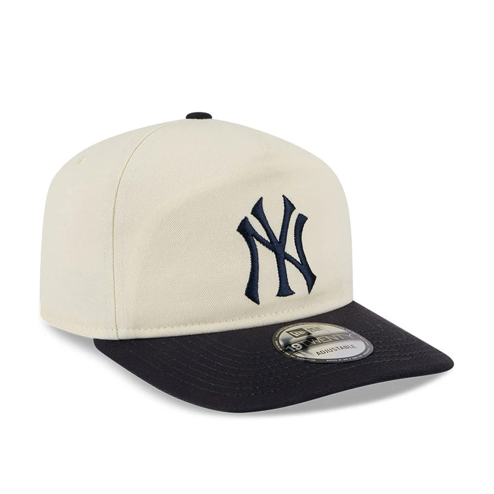 Pictured is this MLB 2 Tone Washed New York Yankees 19TWENTY cap in cream. 4