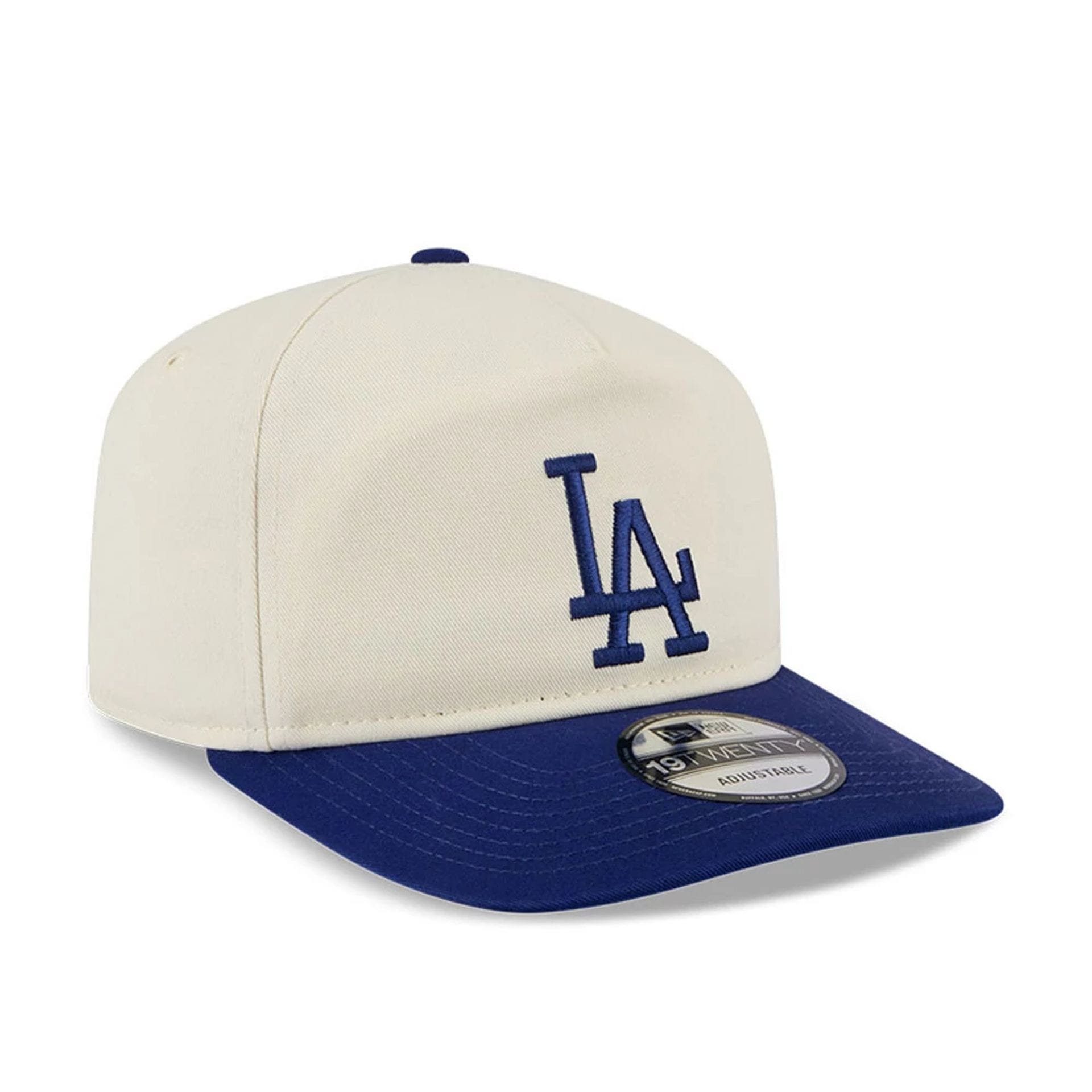 Pictured is this MLB 2 Tone Washed LA Dodgers 19TWENTY cap in cream. 4