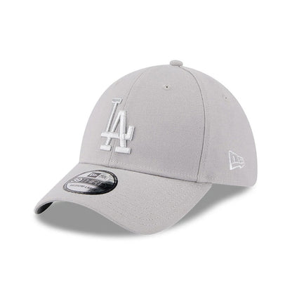 Pictured is this MLB Metallic LA Dodgers 39THIRTY Stretch Fit cap in grey. 1