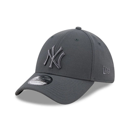 Pictured is this MLB Steel New York Yankees 39THIRTY Stretch Fit cap in charcoal. 1