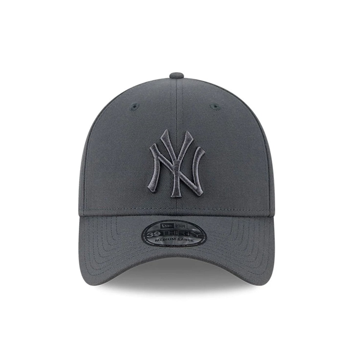 Pictured is this MLB Steel New York Yankees 39THIRTY Stretch Fit cap in charcoal. 2