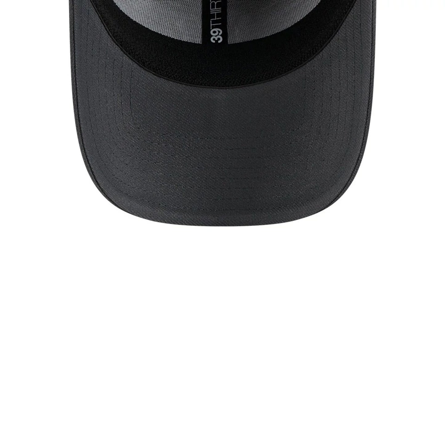 Pictured is this MLB Steel New York Yankees 39THIRTY Stretch Fit cap in charcoal. 5