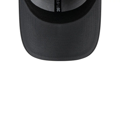 Pictured is this MLB Steel New York Yankees 39THIRTY Stretch Fit cap in charcoal. 5