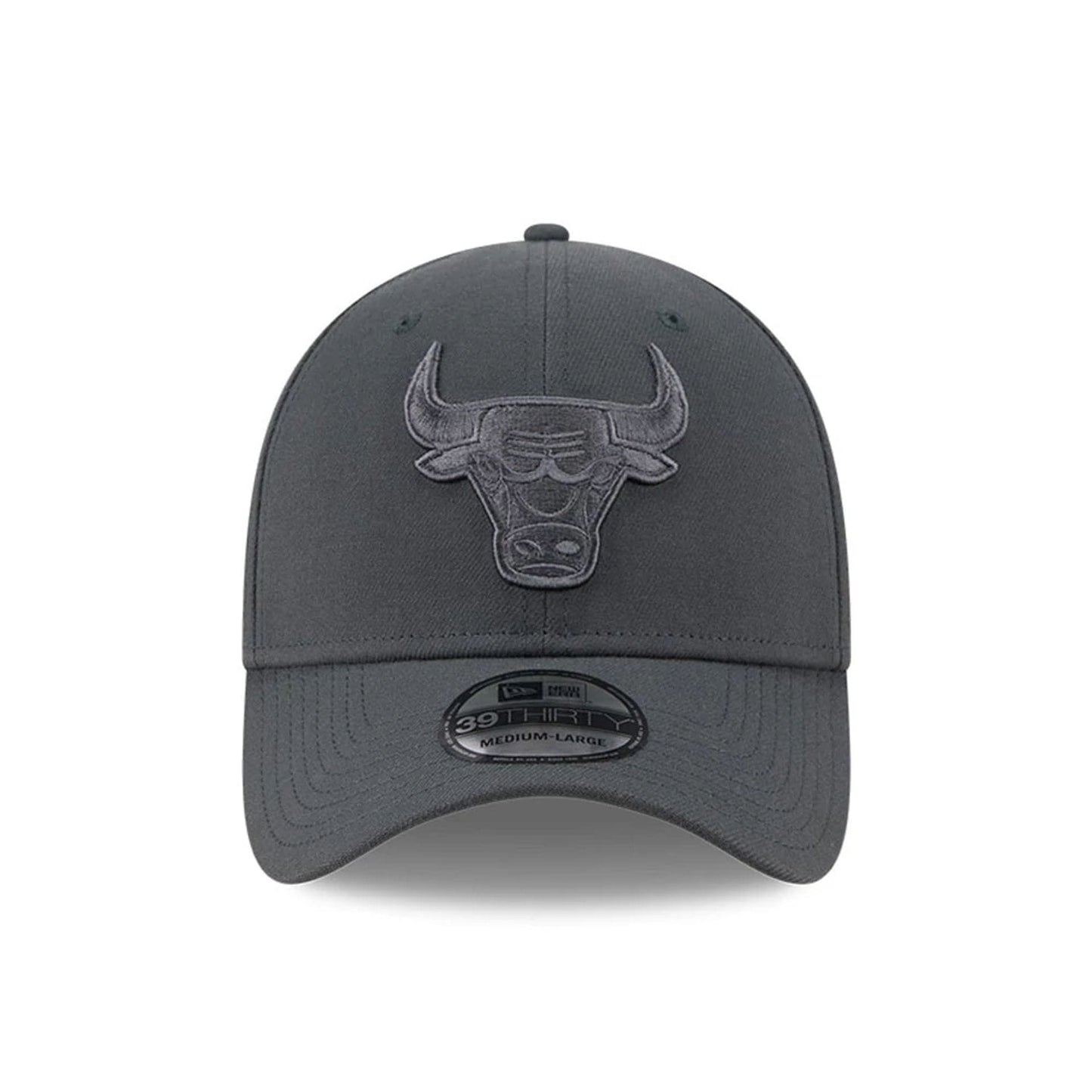 Pictured is this NBA Steel Chicago Bulls 39THIRTY Stretch Fit cap in charcoal. 2