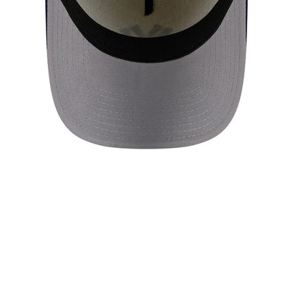Pictured is this MLB Chrome New York Yankees 39THIRTY A-Frame Stretch Fit cap in cream. 2