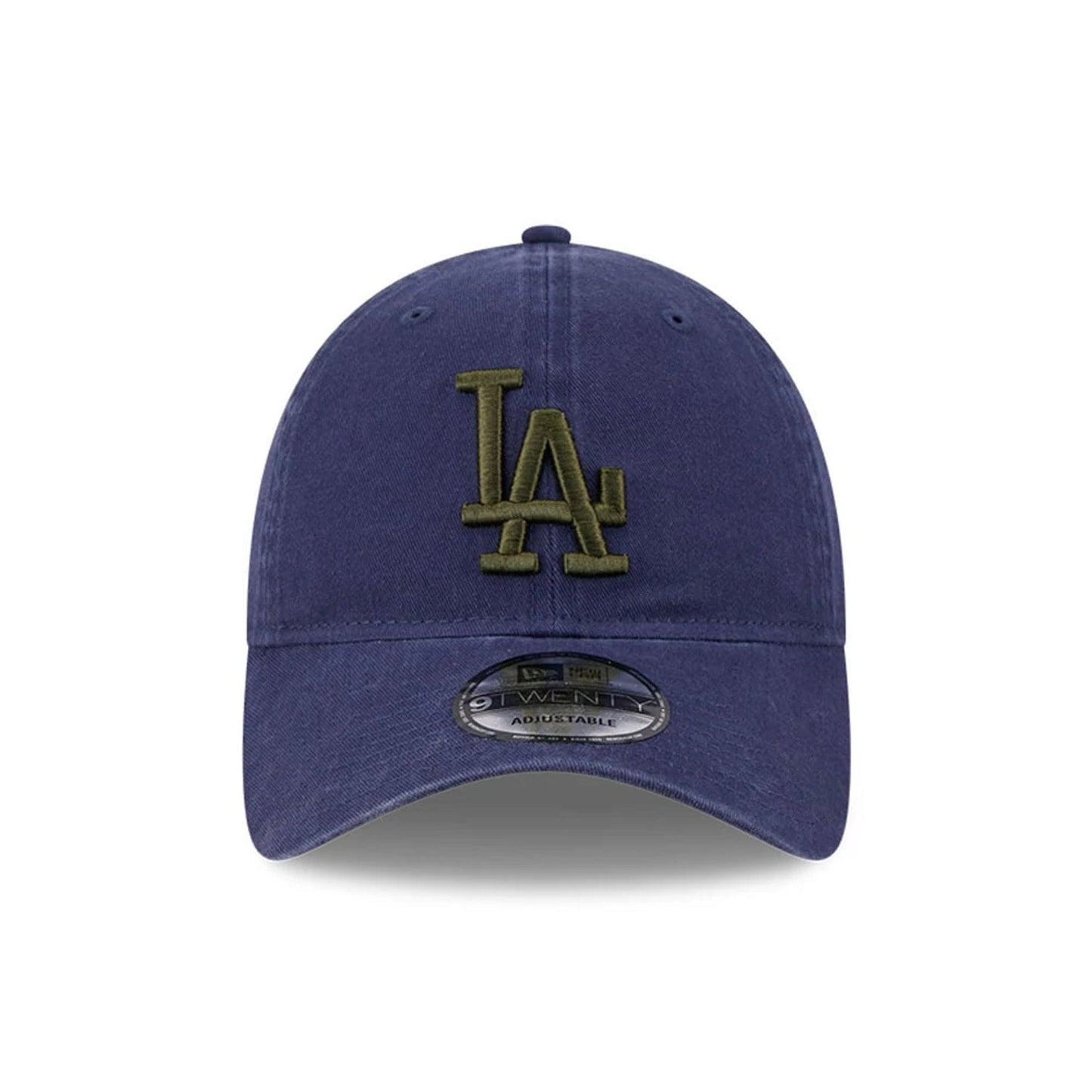 Pictured is this MLB Rifle Green LA Dodgers 9TWENTY cap in navy. 2