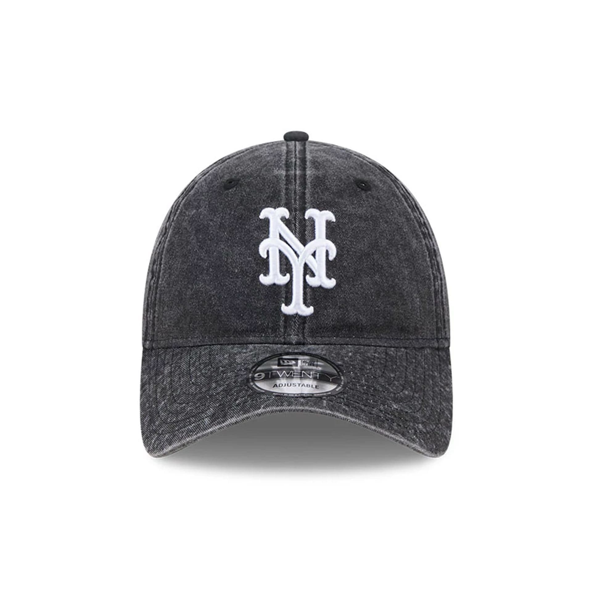 Pictured is this MLB Overwash New York Mets 9TWENTY cap in black. 2