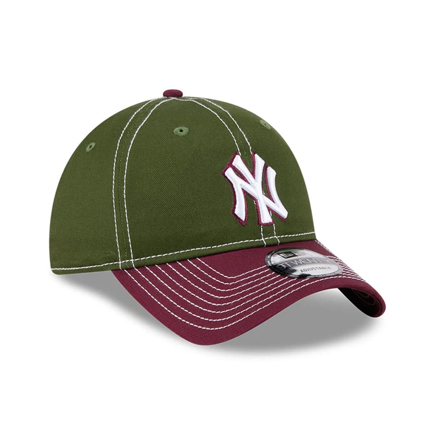 Pictured is this MLB 2Tone New York Yankees 9TWENTY cap in dark green. 3